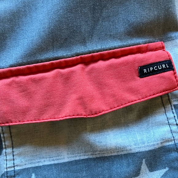 Men’s Rip Curl Swim Surf Board Trunks Shorts, Patriotic USA, Size 29 Mid-thigh - Picture 5 of 7